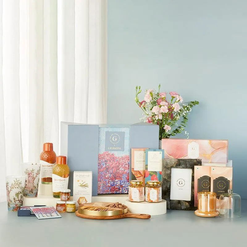 GR Iranna Artful Indulgence Hamper for International Shipping | Exclusive Global Delivery
